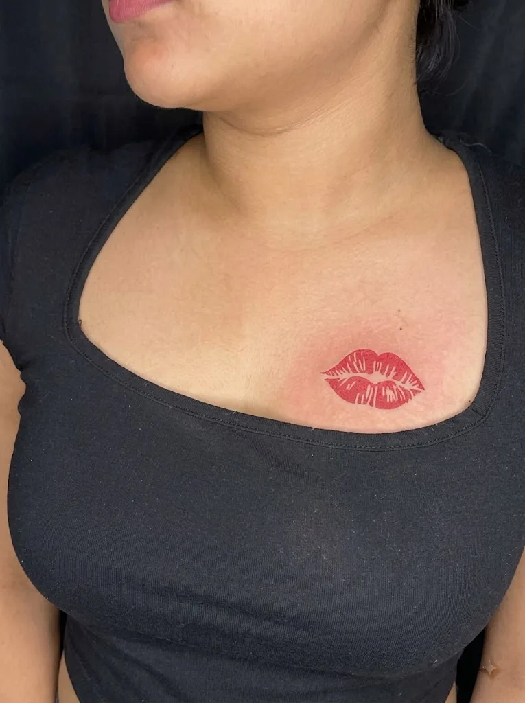 Upper Cartilage Piercing Artwork